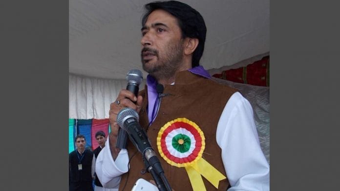 File photo of J&K Pradesh Congress Committee President Ghulam Ahmad Mir | Twitter (@GAMIR_INC)