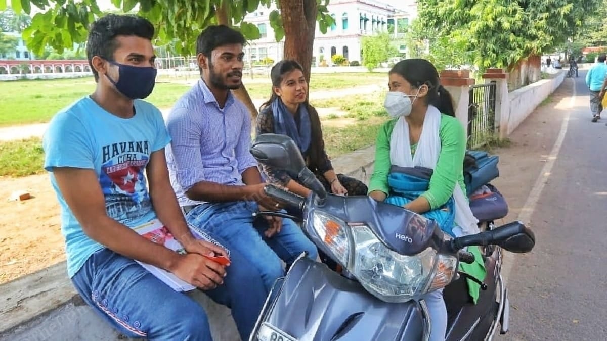 Students at the Patna University in Bihar. | Photo: Praveen Jain/ThePrint