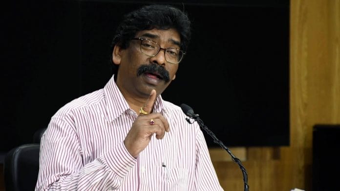 A file photo of Jharkhand Chief Minister Hemant Soren. | Photo: ANI