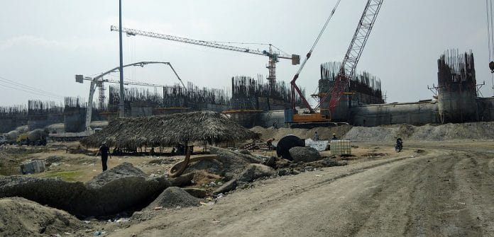 Work underway at the Polavaram project in Andhra Pradesh | wikimedia commons