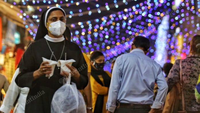A woman at Lajpat Nagar Market | Photo: Suraj Singh Bisht | ThePrint