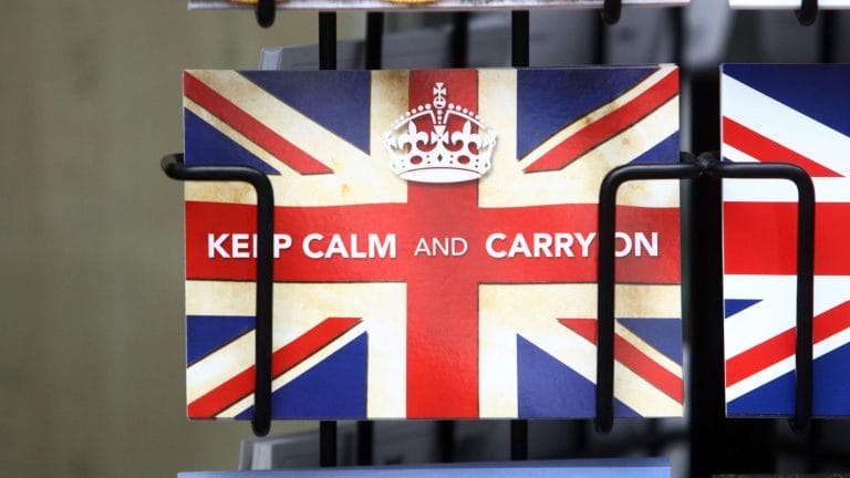 Britain’s ‘Keep Calm and Carry On’ posters show just how messy its Covid response is