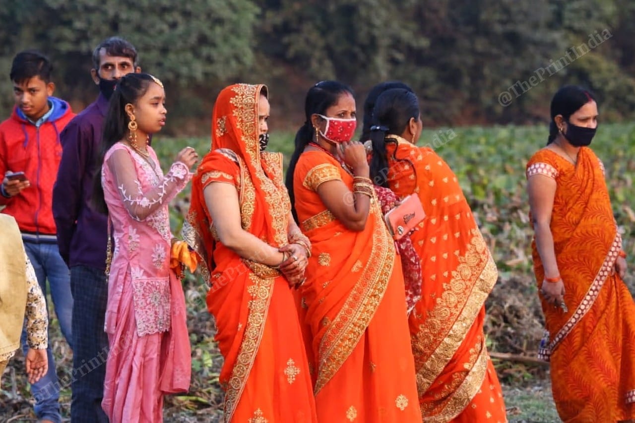 On the first day of puja, families prepare a traditional meal and serve it as a bhog. On the second day, and third day, women observe a fast which they only break at sunset and sunrise | Photo: Praveen Jain | ThePrint