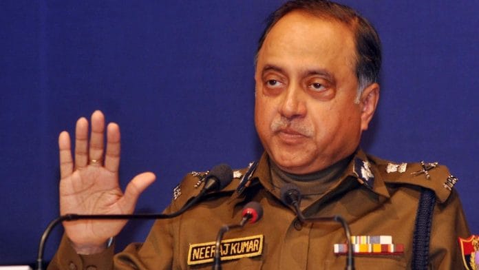 File photo of former Delhi Police commissioner Neeraj Kumar | ThePrint