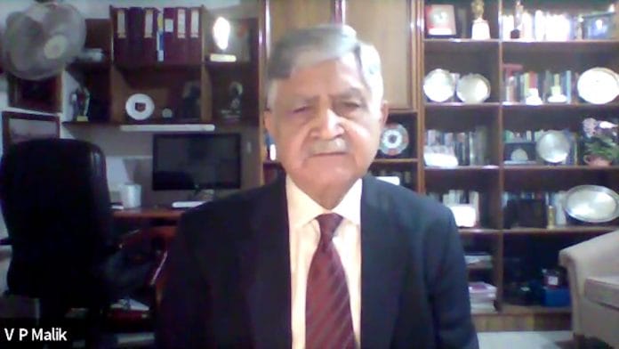 Former Army chief Gen V.P. Malik (retd) | ThePrint