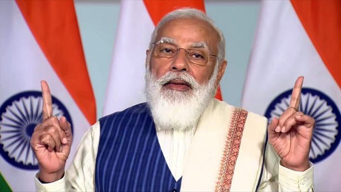 Prime Minister Narendra Modi has given a call for 'atmanirbhar' or self-reliant India | Photo: ANI