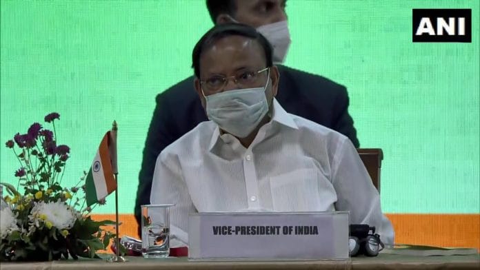 Vice President M. Venkaiah Naidu at the 80th All India Conference of Presiding Officers in Kevadia, Gujarat | ANI