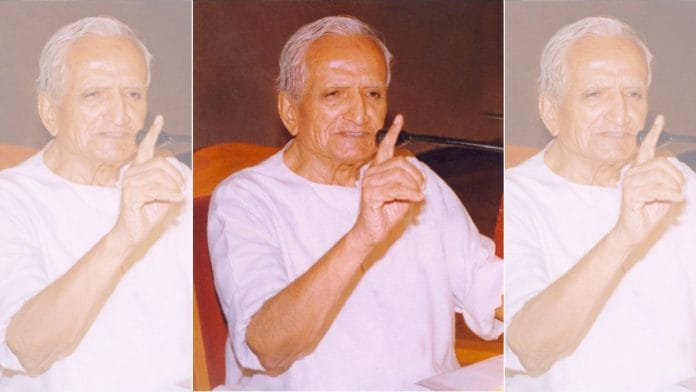 A file photo of RSS stalwart Dattopant Thengadi. | Photo: Commons