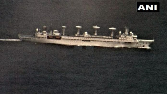 (Representational image) A Chinese Yuan Wang-class research vessel that entered the Indian Ocean last month | ANI