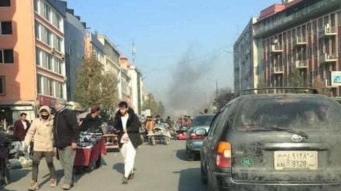 Rockets hit various parts of Kabul on 21 November | Twitter: @TOLOnews