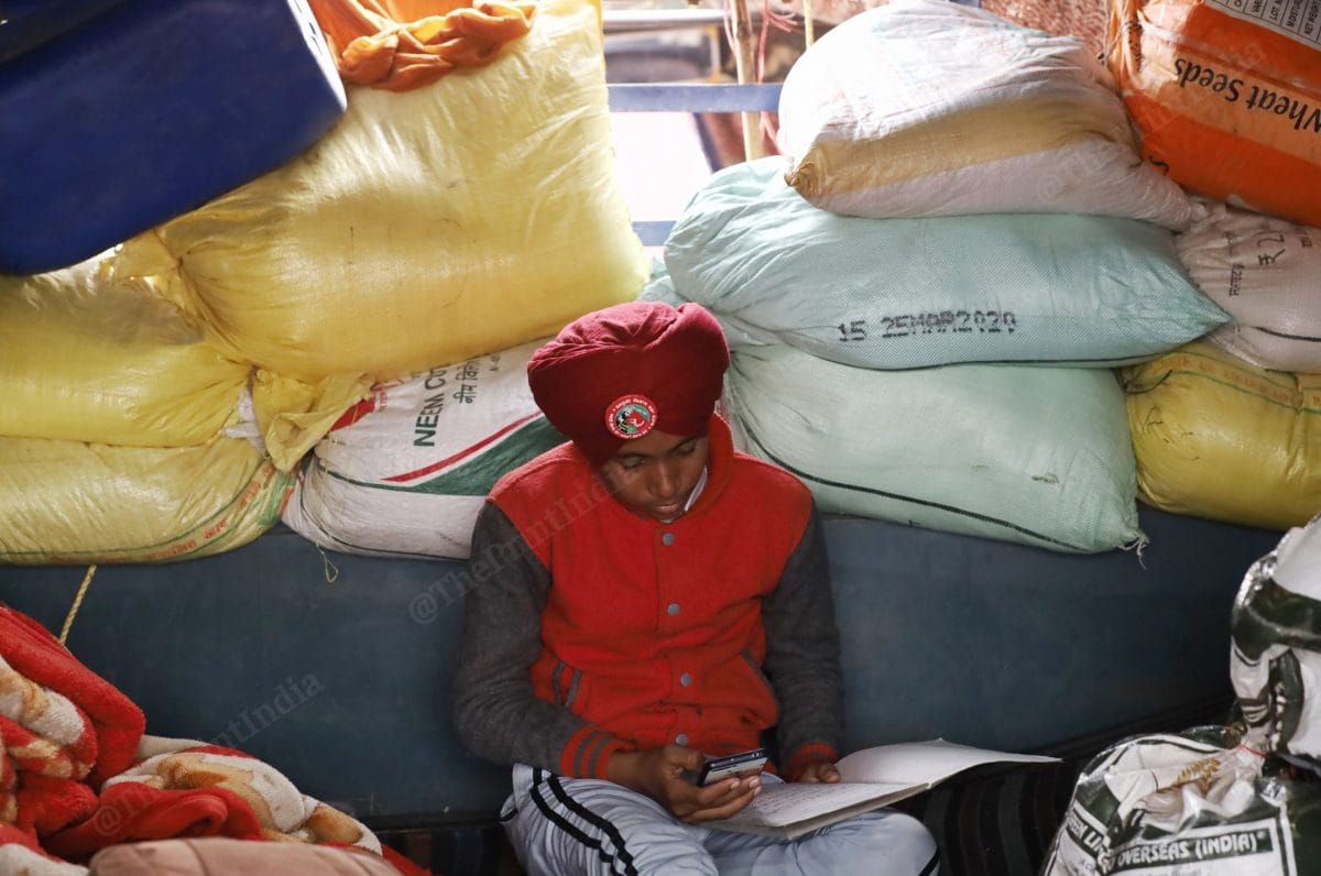 Gursewak belongs from the family of farmers | Photo: Manisha Mondal | ThePrint