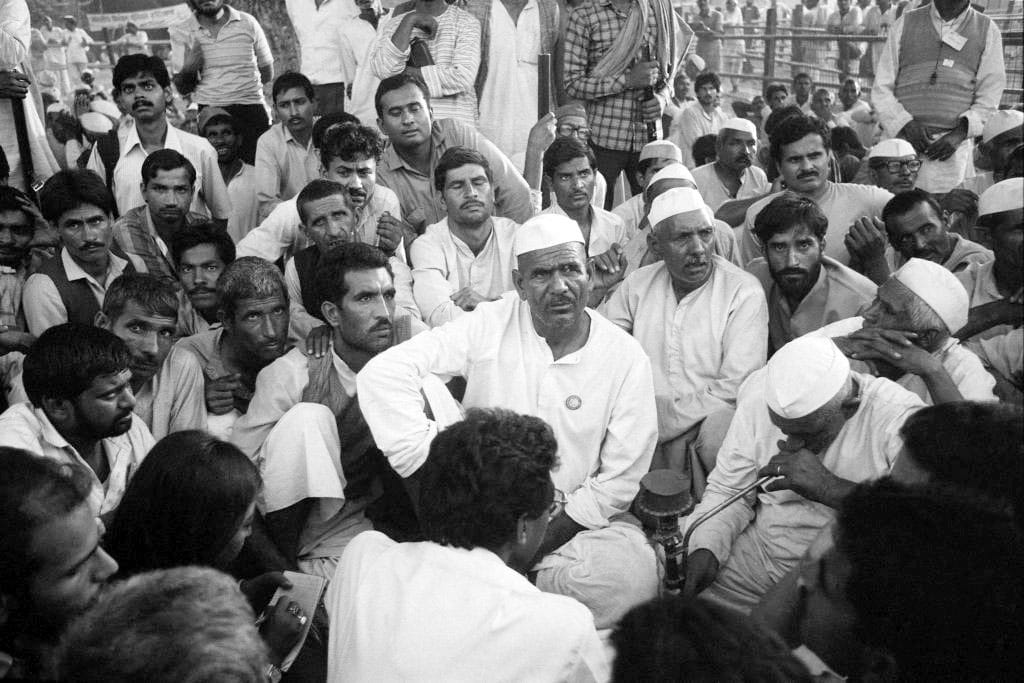 Mahendra Singh Tikait leader of the farmer protest that happened in Boat Club | Photo: Praveen Jain | ThePrint