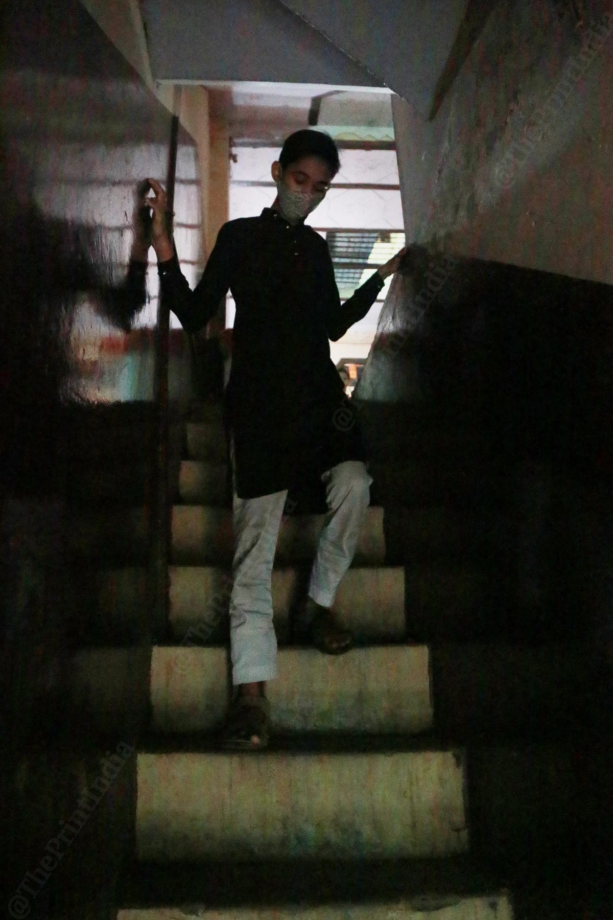 Faizan said he wants to normal shoes again, he fears this support will be permanent | Photo: Manisha Mondal | ThePrint