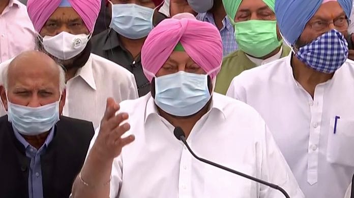 Punjab CM Captain Amarinder Singh in Patiala