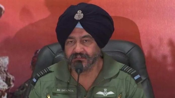 former IAF chief Air Chief Marshal B.S. Dhanoa