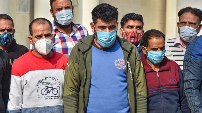 Five men were arrested by Delhi Police (Special Cell) in a narco-terrorism case, following an exchange of fire at Shakarpur in East Delhi. | PTI Photo