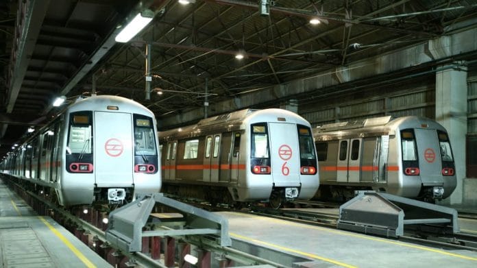 Representational image | Delhi metro | Twitter/@OfficialDMRC