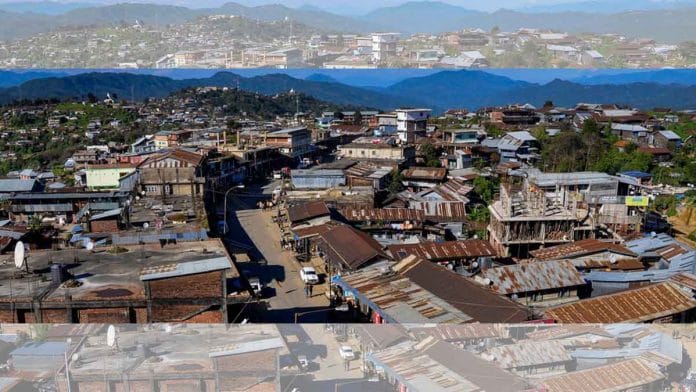 An aerial view of the Ukhrul district in Manipur | ukhrul.nic.in