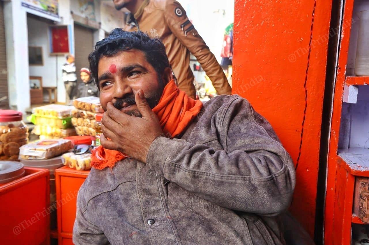 Bajrang Dal leader Monu Bishnoi | Photo: Praveen Jain | ThePrint