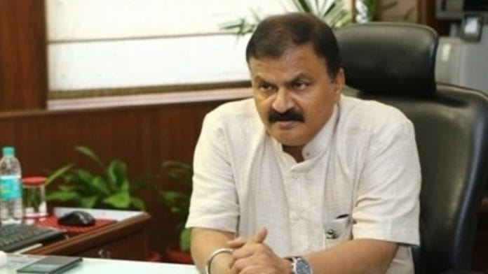 A file photo of Guruprasad Mohapatra, secretary, Department for Promotion of Industry and Internal Trade (DPIIT). | Photo: Twitter/ANI