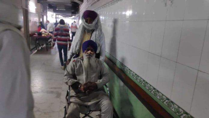 Niranjan Singh at Civil Hospital, Sonipat | By special arrangement