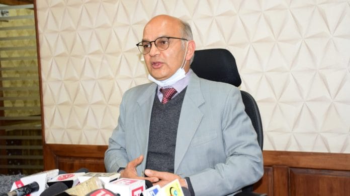 Jammu and Kashmir State Election Commissioner K K Sharma | @diprjk | Twitter