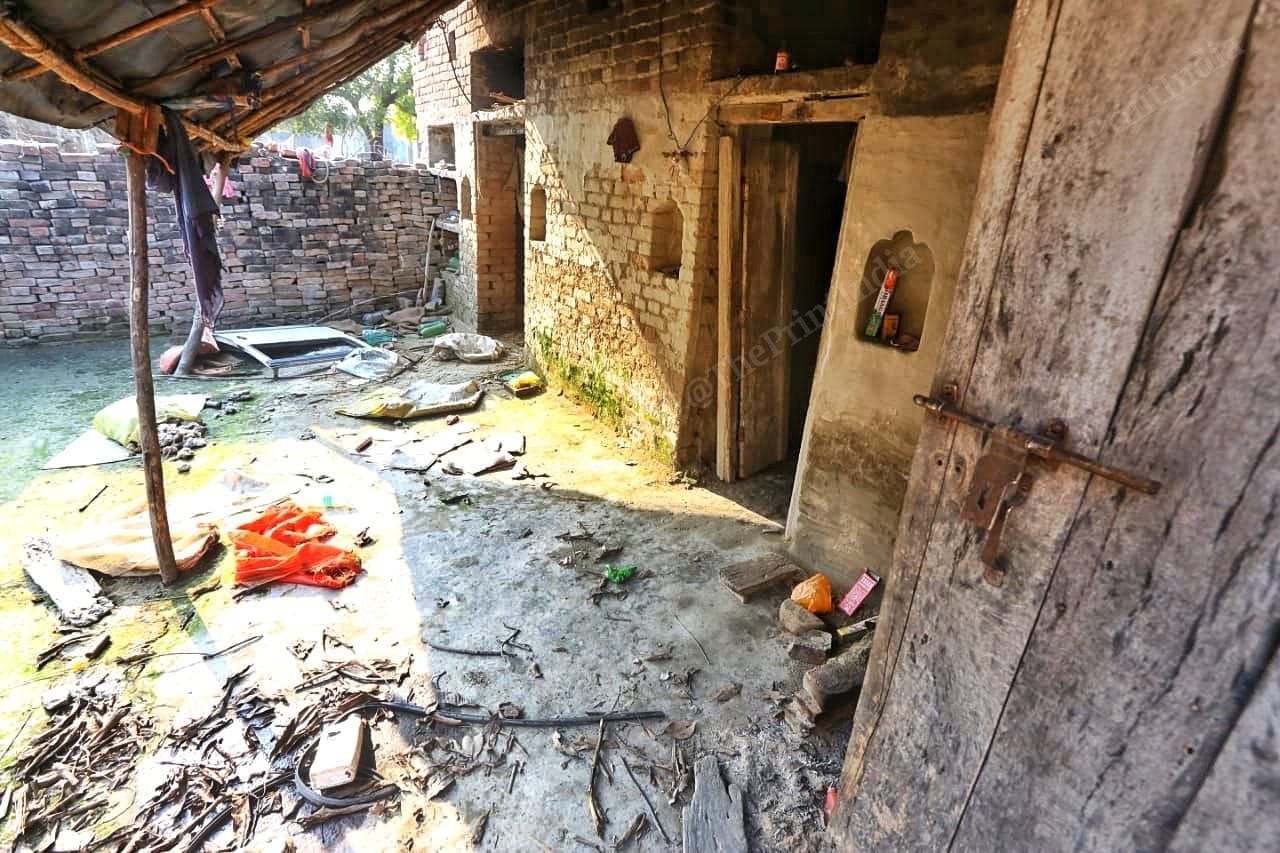 The state of the house of the accused, Jibrail. | Photo: Praveen Jain/ThePrint