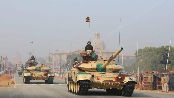 Indian Army tanks at the parade | Photo: Suraj Singh Bisht | ThePrint | Represemt