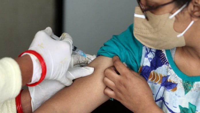 Representational image of a Covid-19 vaccination dry run in Lucknow | Photo: ANI