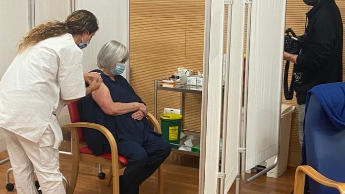 Israel's nationwide Covid vaccination campaign | Twitter/@Israel