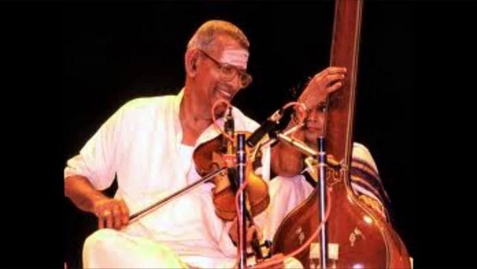 Violin maestro M.S. Gopalakrishnan | YouTube