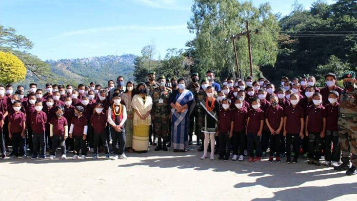 Chief of Army Staff General M.M. Naravane during the inauguration of a new residential facility at Kohima Orphanage, in Kohima, Nagaland, in November 2020 | ANI File Photo