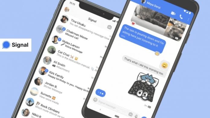 Image from Signal website