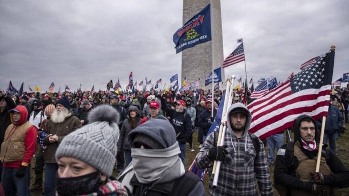 Supporters for Trump pack the Washington Mall in Washington, D.C. on 6 January | Bloomberg 2020 | Bloomberg