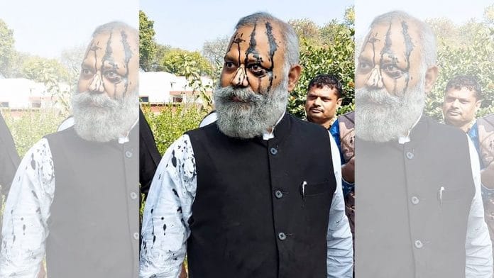 Aam Aadmi Party leader Somnath Bharti faced an ink attack in Rae Bareli | PTI