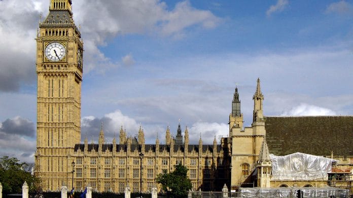 The Westminster Palace in London