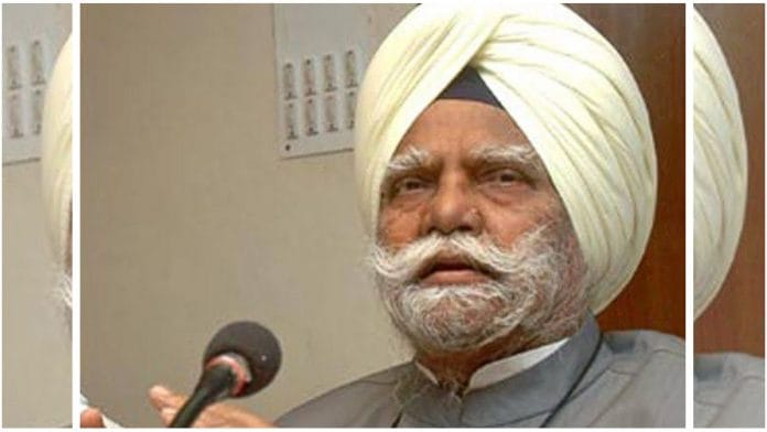 File photo of Buta Singh | Twitter (@srinivasiyc)