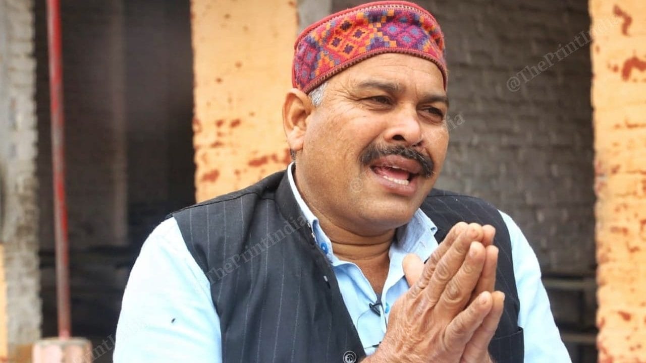 Jitendra Bains, the Hindu Jagran Manch leader from Bijnor | Photo: Pravin Jain | ThePrint