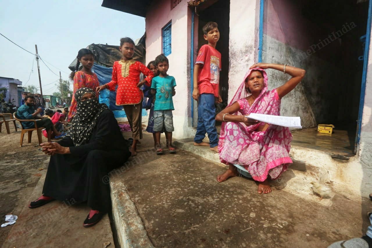 Saraswati, a widow who participated in the Covaxin trial, at her home in Shankar Nagar | Praveen Jain | ThePrint 
