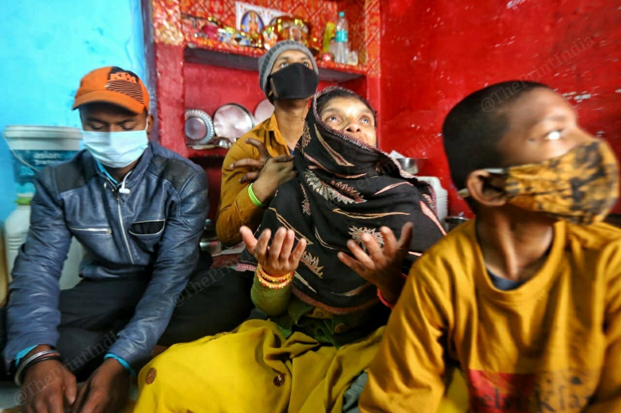 Vaijayanti with her children | Praveen Jain | ThePrint