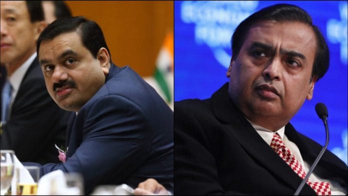 File photo of Gautam Adani and Mukesh Ambani | Bloomberg