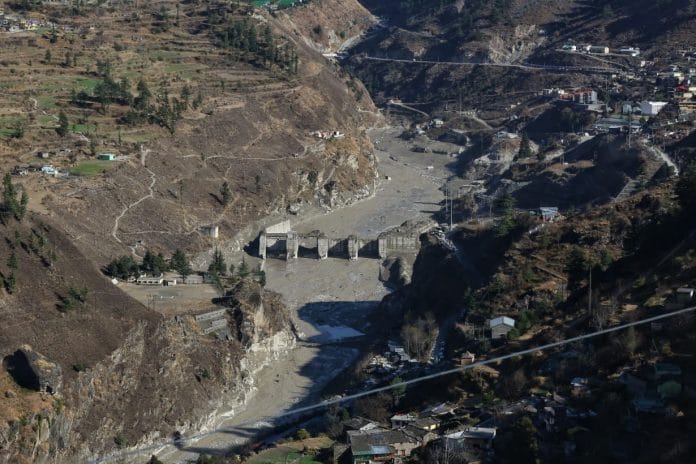 A view of Joshimath dam | Photo: Suraj Singh Bisht | ThePrint