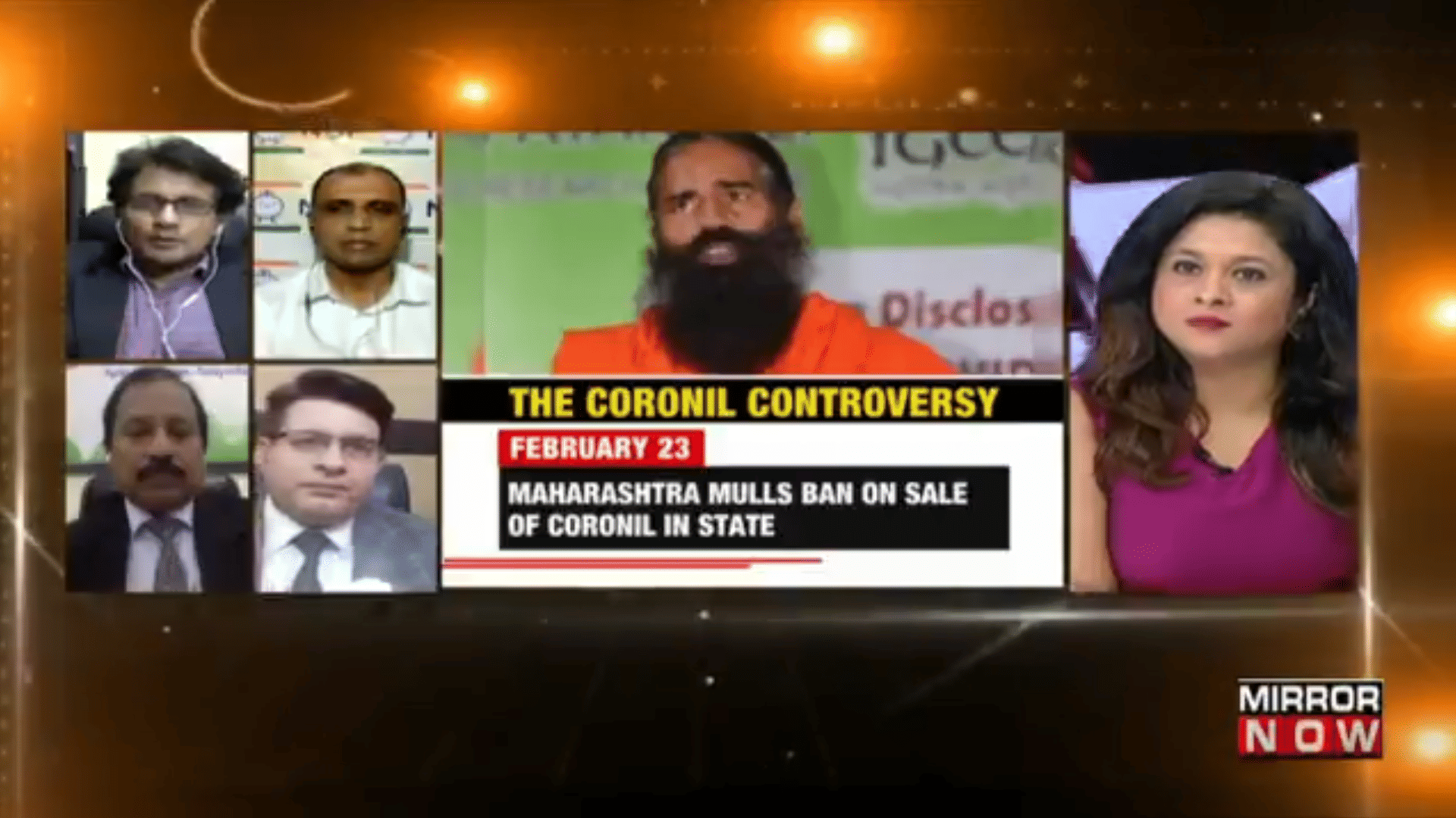 A screengrab of Mirror Now | YouTube