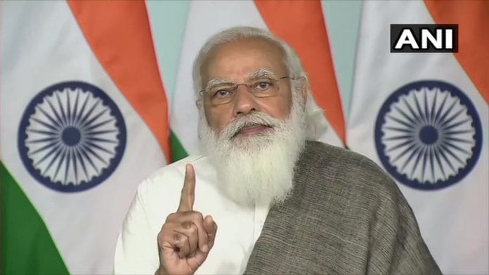 File photo of Prime Minister Narendra Modi | Twitter/ANI