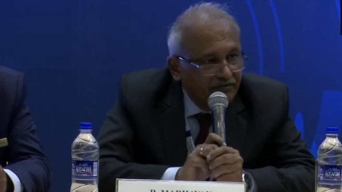 R. Madhavan, chairman of Hindustan Aeronautics Limited, in Bengaluru on 4 February 2021 | ANI Twitter