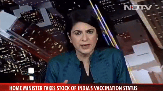 NDTV 24x7 anchor Sonia Singh