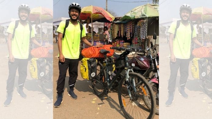 Cyclist Philem Rohan Singh | Facebook