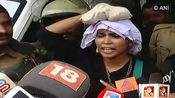 File photo of Activist Rehana Fathima | Twitter: @ANI