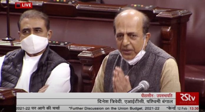 Dinesh Trivedi resigned as Rajya Sabha MP Friday | ANI