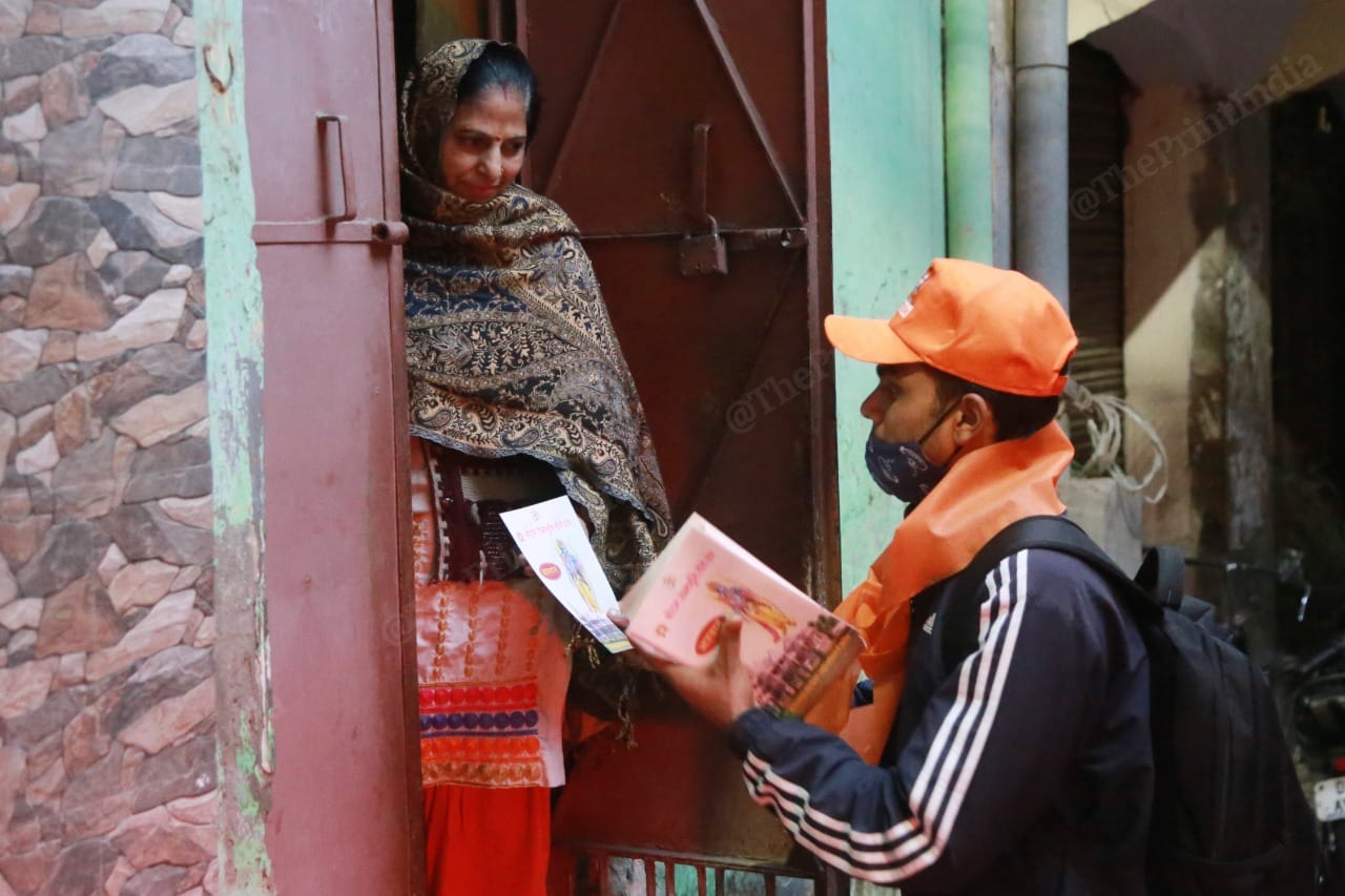 The VHP’s Delhi unit is looking to wrap up its donation drive by 20 February | Photo: Manisha Mondal/ThePrint.